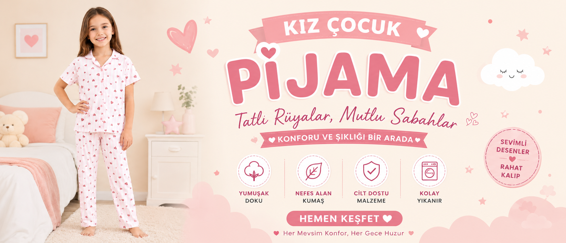 Çocuk pijama takımları