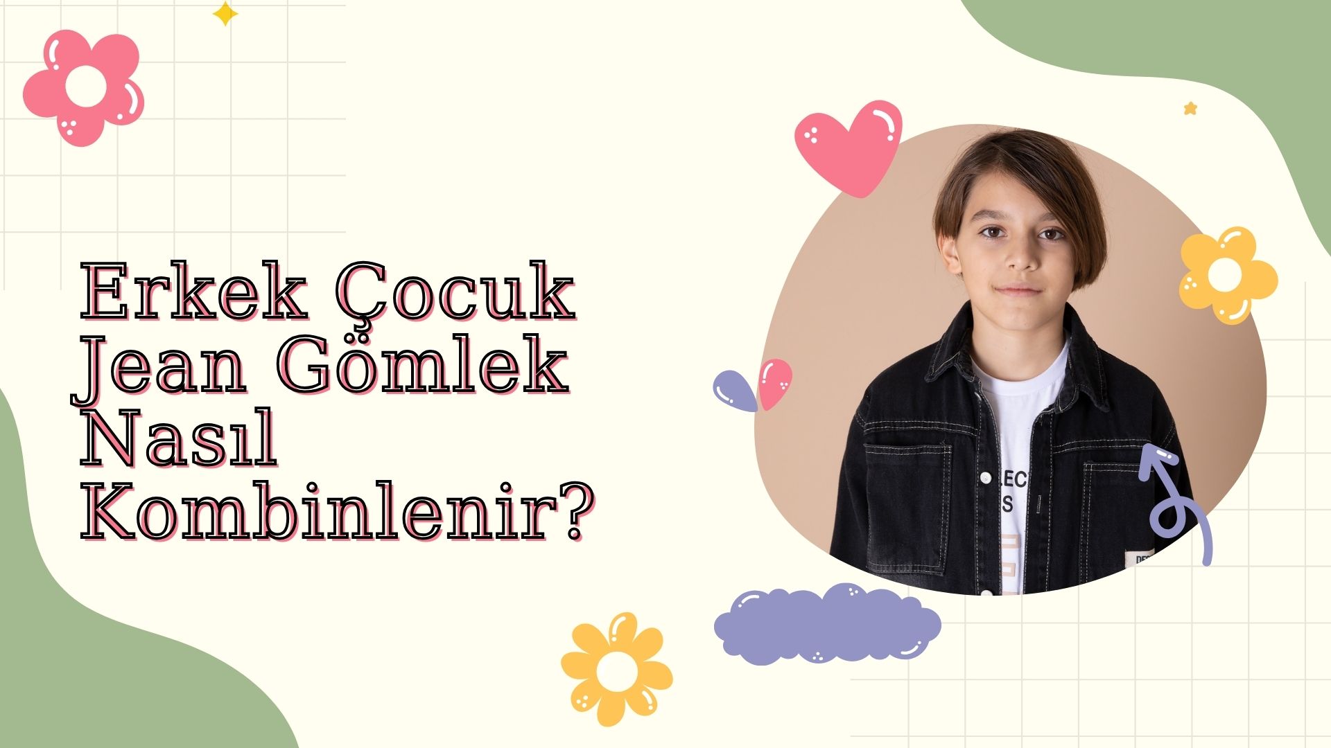 erkek çocuk jean gömlek