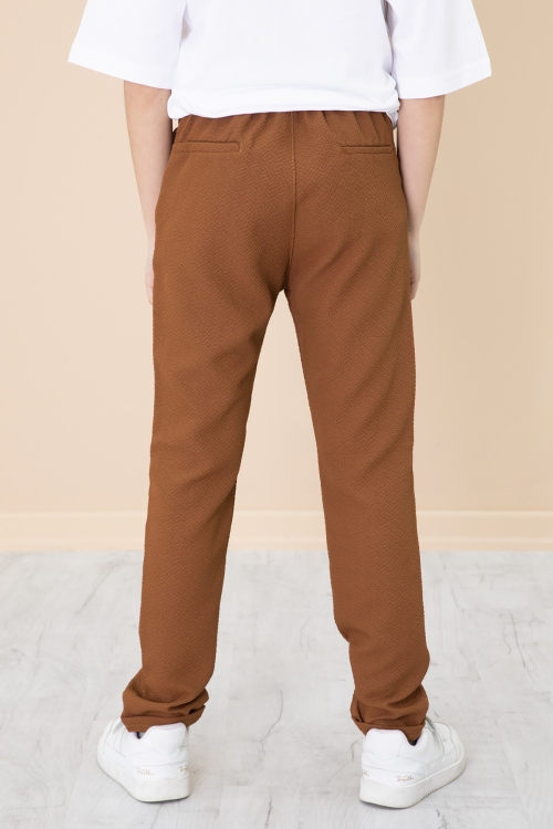 Taba Duble Paça Erkek Çocuk Jogger Kumaş Pantolon 20056