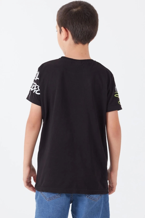 Erkek Çocuk Siyah T-Shirt 4135