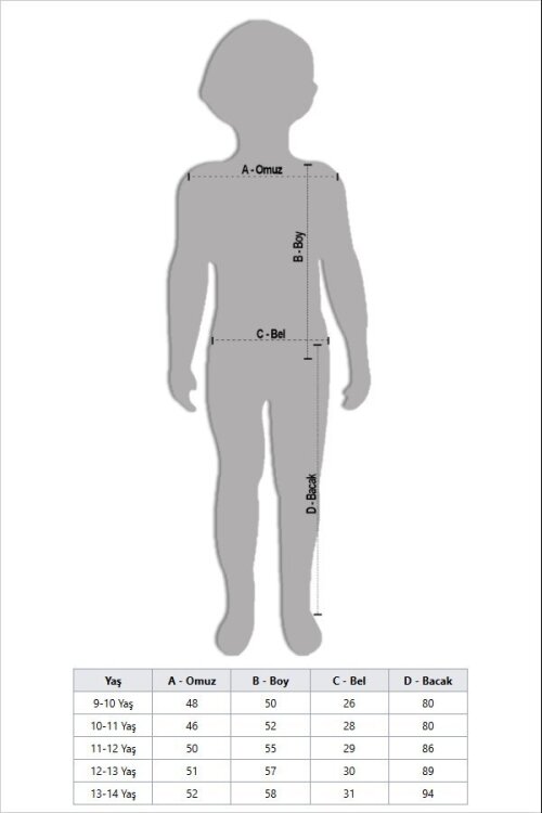 Beyaz Kız Çocuk Desenli 3 İplik Şardonlu Geniş Paça Eşofman Takımı 22644