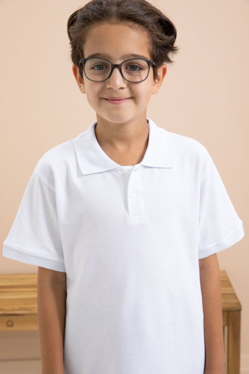 Erkek Çocuk Polo Yaka Kısa Kollu Okul Tişörtü 21410