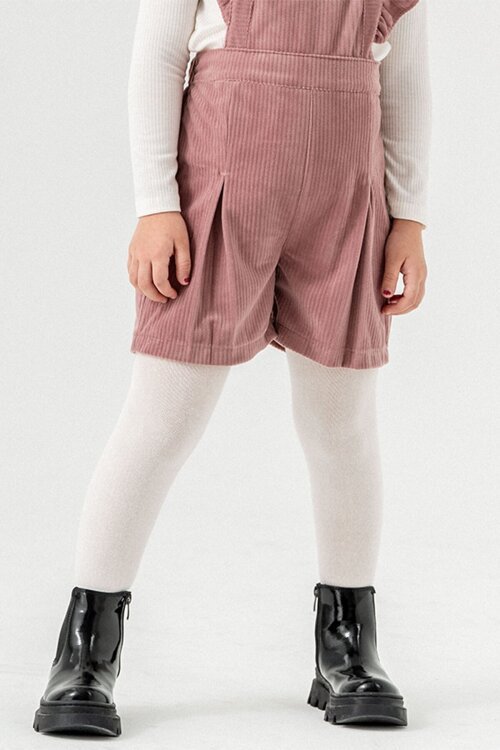 Gül Kurusu Kız Çocuk Kadife Fitilli Salopet 22690