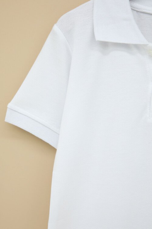 Kız Çocuk Polo Yaka Kısa Kollu 2li Okul Tişörtü 21413