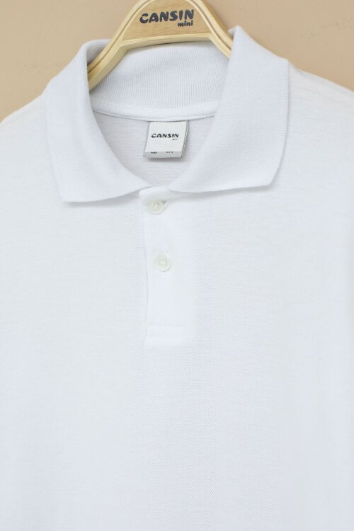 Kız Çocuk Polo Yaka Uzun Kollu Okul Tişörtü 22713