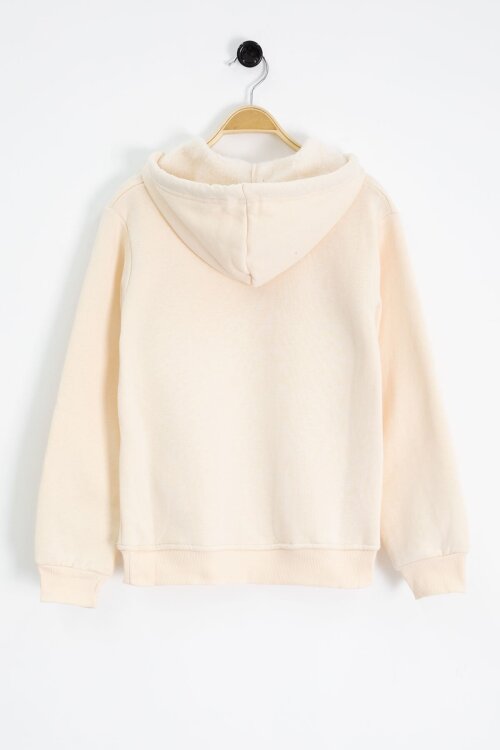 Krem Keep Ready Polarlı Erkek Çocuk Kapüşonlu Sweatshirt 22718