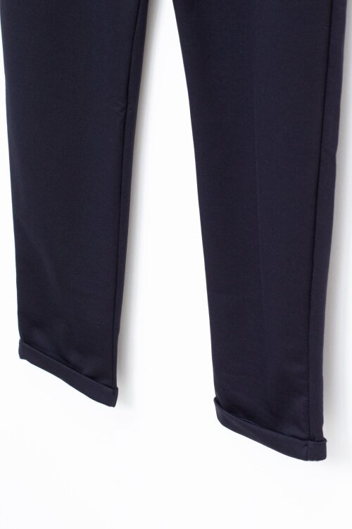 Lacivert Duble Paça Beli Bağcıklı Erkek Çocuk Kumaş Pantolon  22678