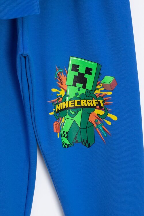 Mavi Erkek Çocuk Karakter Baskılı Bisiklet Yaka Eşofman Takımı 23264