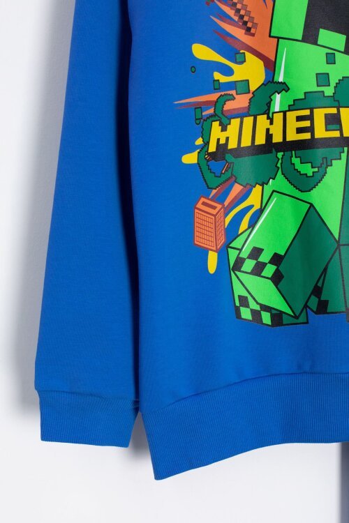 Mavi Erkek Çocuk Karakter Baskılı Bisiklet Yaka Eşofman Takımı 23264