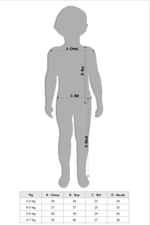 Siyah Kız Çocuk Papatya İşlemeli 2li Takım 21528