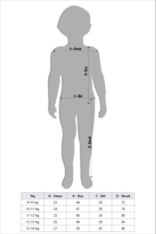 Gri Çizgili Balon Etekli Kısa Kol Badili 2li Kız Çocuk Takım 23461