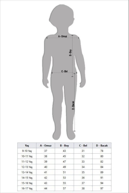 Siyah Kalp Desenli Düğmeli Ceketli Pantolonlu Kız Çocuk Jean Takım 23476