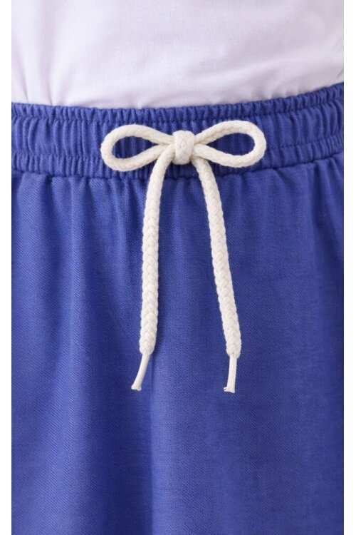 Mavi Lastikli Bel Kız Çocuk Tenis Etek 19136