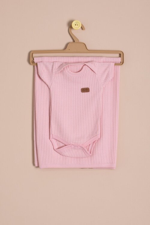 Pembe Kız Bebek Petekli 10lu Hastane Çıkışı Seti 23328