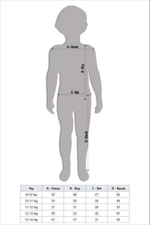 Siyah Kız Çocuk Dokulu Geniş Paça Kapüşonlu Eşofman Takımı 23301