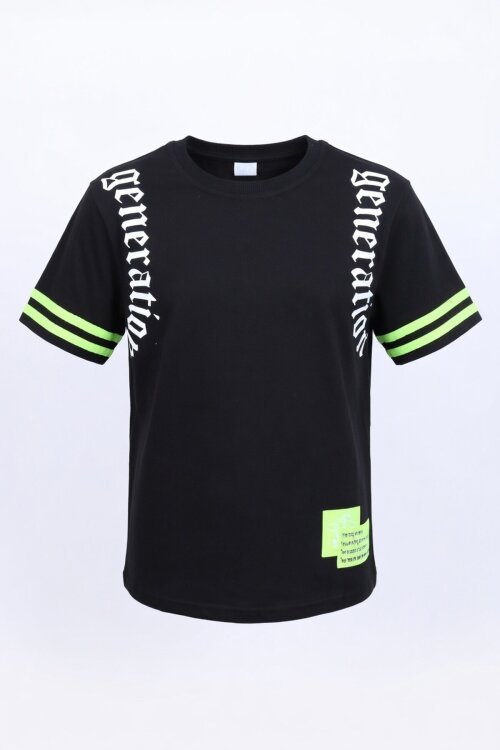 Erkek Çocuk Kolları Şeritli Tshirt 8-11 Yaş 14015