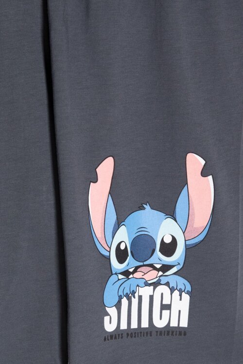 Füme Palmiye Desenli Çizgili Tişörtlü Erkek Çocuk Şortlu 2li Takım 23933