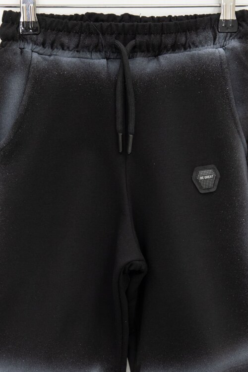 Gri Kabartmalı Yazılı Tişörtlü Desenli Şortlu Erkek Çocuk 2li Takım  23815