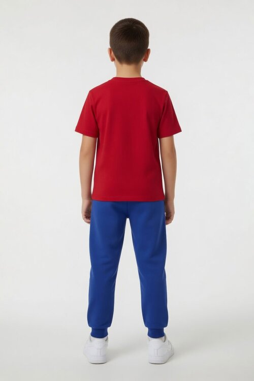 Kırmızı Erkek Çocuk Örümcek Adam Baskı Eşofmanlı Tişörtlü 2li Takım 23988