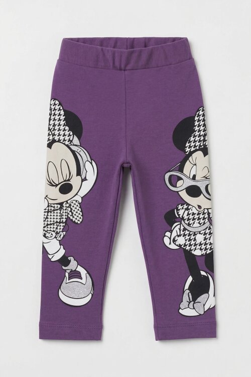 Kız Çocuk Mor Renk Tayt 10-15 Yaş 13929