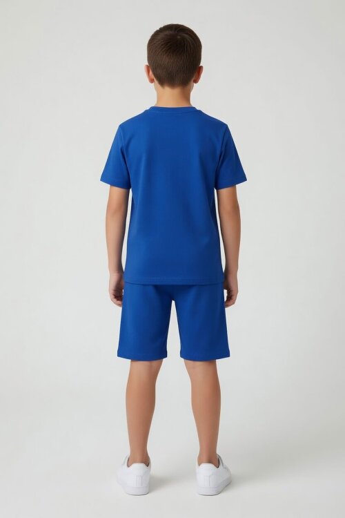 Lacivert Lego Temalı Erkek Çocuk Tişörtlü ve Şortlu 2li Takım  23939