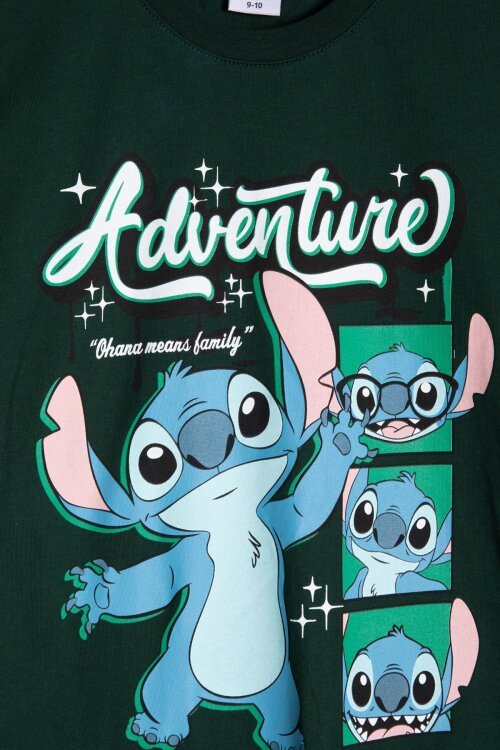 Yeşil Adventure Yazılı Baskılı Erkek Çocuk Tişörtlü Şortlu Takım 23971