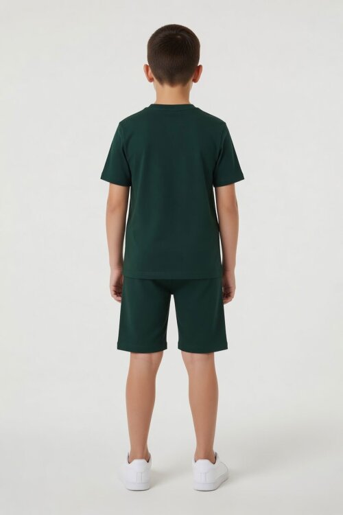 Yeşil Lego Temalı Erkek Çocuk Tişörtlü ve Şortlu 2li Takım  23937