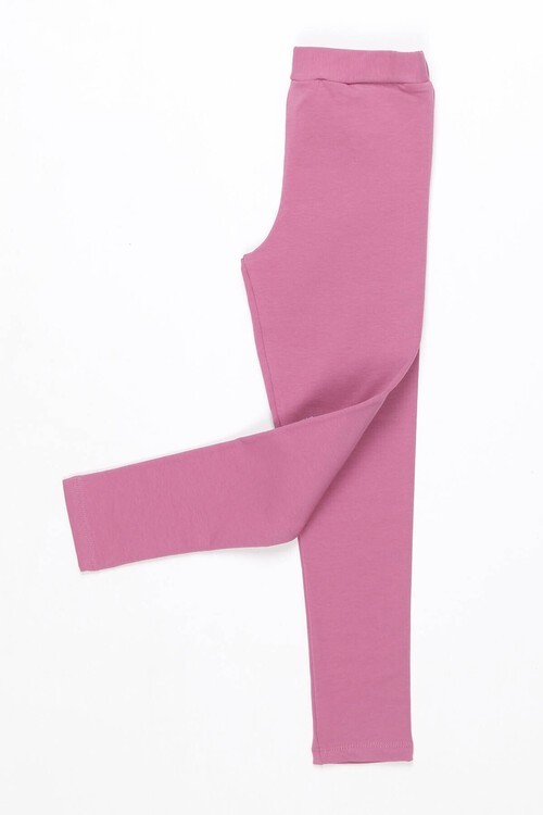 Kız Çocuk Gülen Yüz Baskılı Tayt 1-8 Yaş 13648