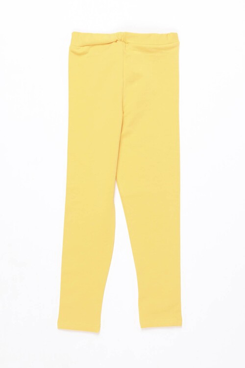 Kız Çocuk Gülen Yüz Baskılı Tayt 1-8 Yaş 13648