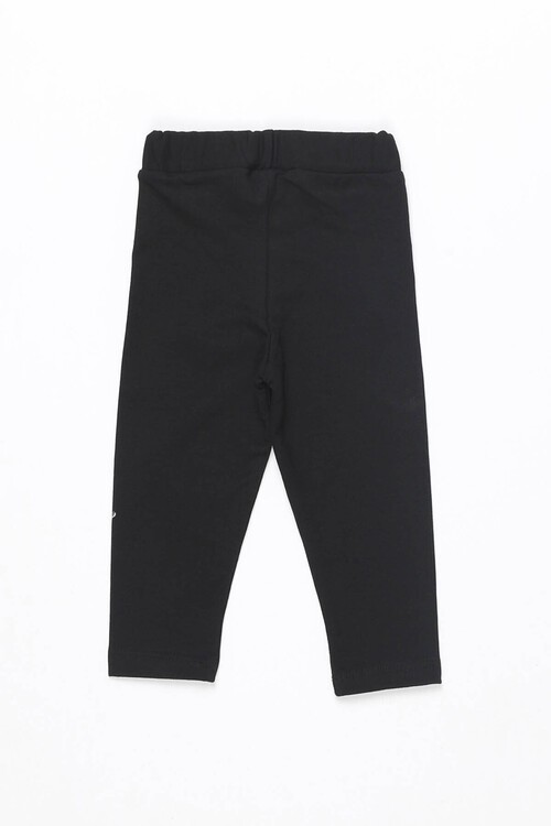 Kız Çocuk Gülen Yüz Baskılı Tayt 1-8 Yaş 13648