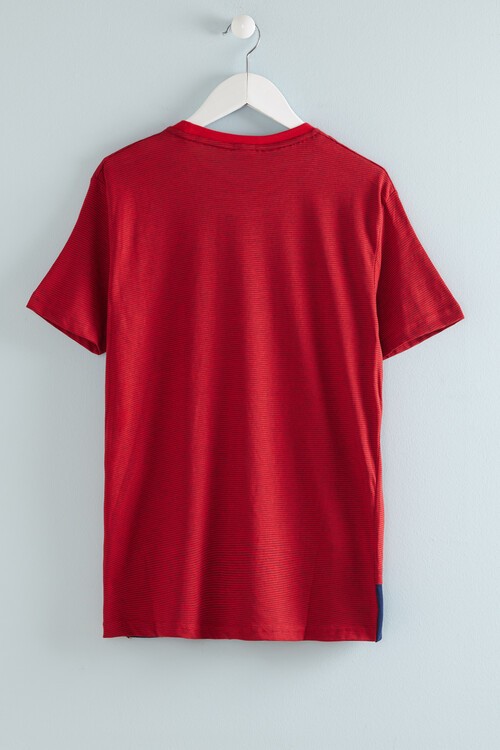 Erkek Çocuk Champions Yazı Baskılı Tshirt 9-14 Yaş 14068