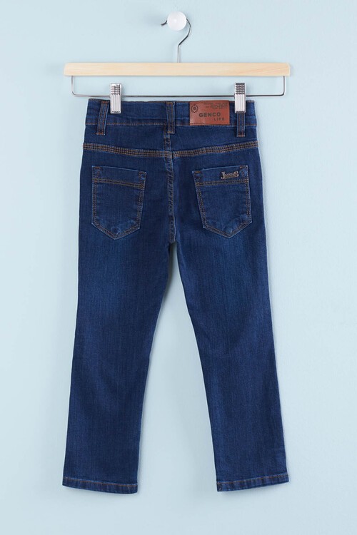 Erkek Çocuk Düz Jean Pantolon 2-12 Yaş 13905