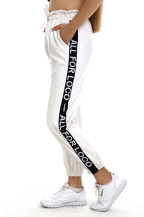 Kız Çocuk İçi Pamuklu Deri jogger Pant. 10-15 Yaş 13898
