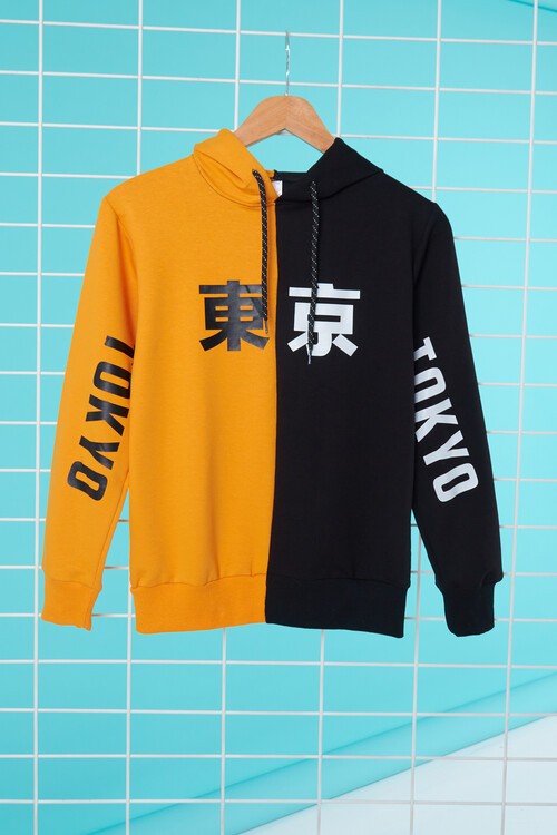 Unisex Baskılı Sweatshirt 10-16 Yaş 13674