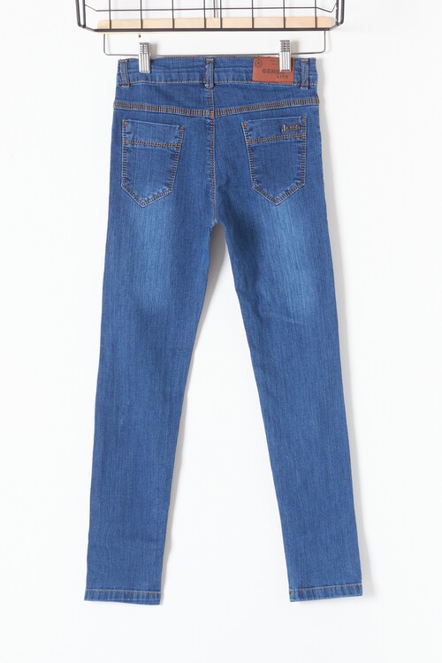 Erkek Çocuk Düz Jean Pantolon 2-12 Yaş 13905