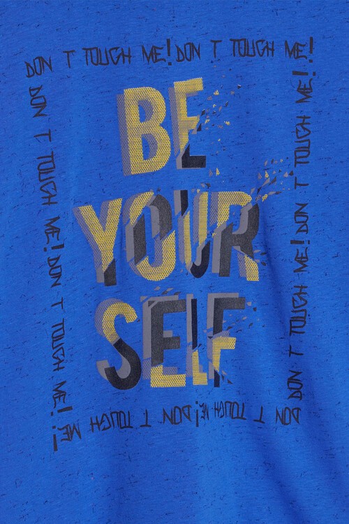 Erkek Çocuk Kılçıllı Baskılı Tshirt 9-14 Yaş 14101