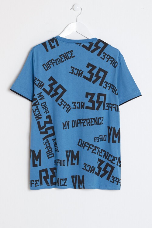 Erkek Çocuk Little Baskılı Tshirt 8-12 Yaş 14018