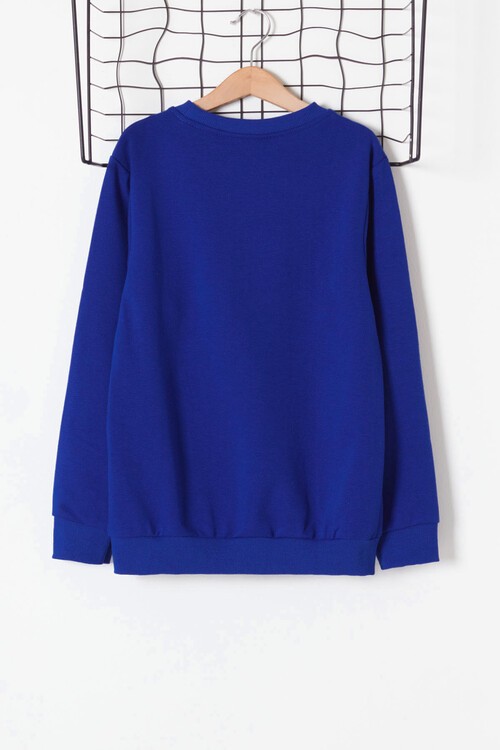 Erkek Çocuk Örümcek Baskılı Uzun Kol Sweatshirt  4-10Yaş 13360