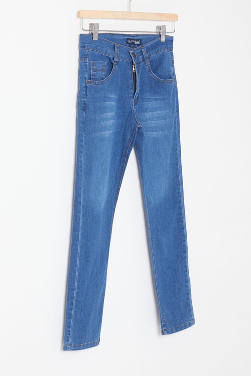 Erkek Çocuk Yıpratmalı Jean Pantolon 12-17 Yaş 13783