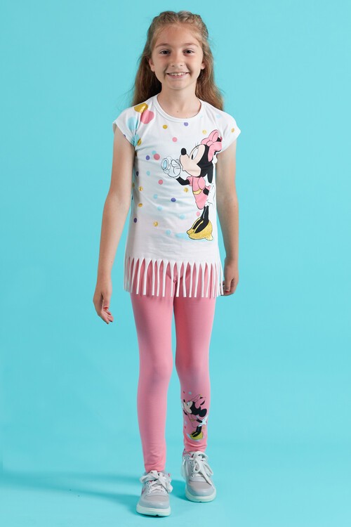 Kız Çocuk Püsküllü Yazlık Takım 3-10 Yaş 13935