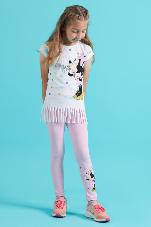 Kız Çocuk Püsküllü Yazlık Takım 3-10 Yaş 13935