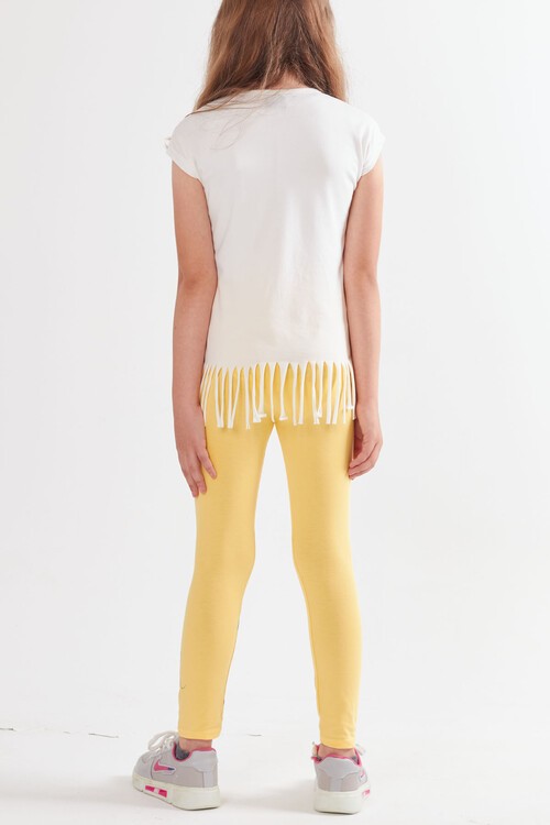 Kız Çocuk Püsküllü Yazlık Takım 3-10 Yaş 13935