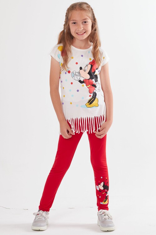 Kız Çocuk Püsküllü Yazlık Takım 3-10 Yaş 13935