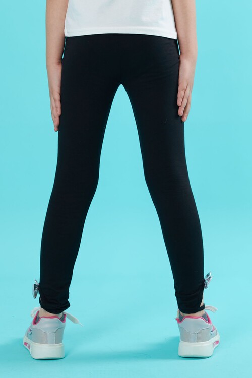 Paça Detaylı Kız Çocuk Tayt 1-8 Yaş 14468