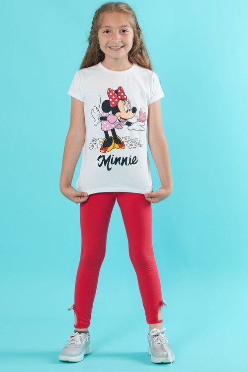 Paça Detaylı Kız Çocuk Tayt 1-8 Yaş 14468