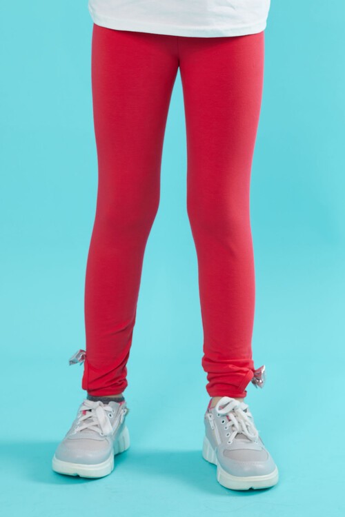 Paça Detaylı Kız Çocuk Tayt 1-8 Yaş 14468