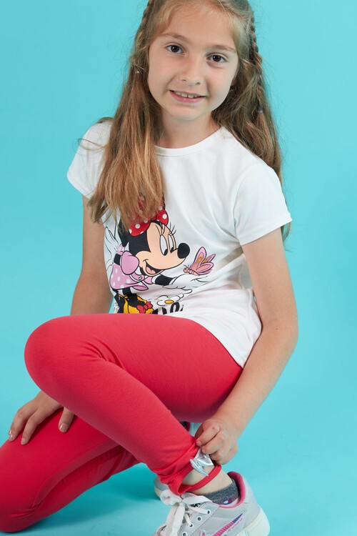 Paça Detaylı Kız Çocuk Tayt 1-8 Yaş 14468