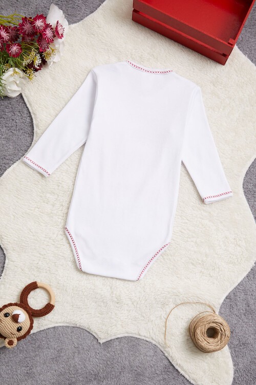 Bebek Çıtçıtlı Uzun Kol Badi Teyzem Beni Seviyor 14651