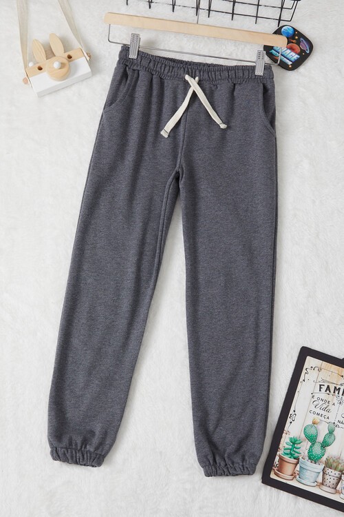 Bel Lastikli Basic Kız Çocuk Eşofman Altı 14995