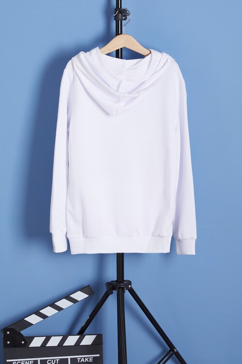 Erkek Çocuk Born Baskılı Kapşonlu Sweatshirt 9-12Yaş 14023